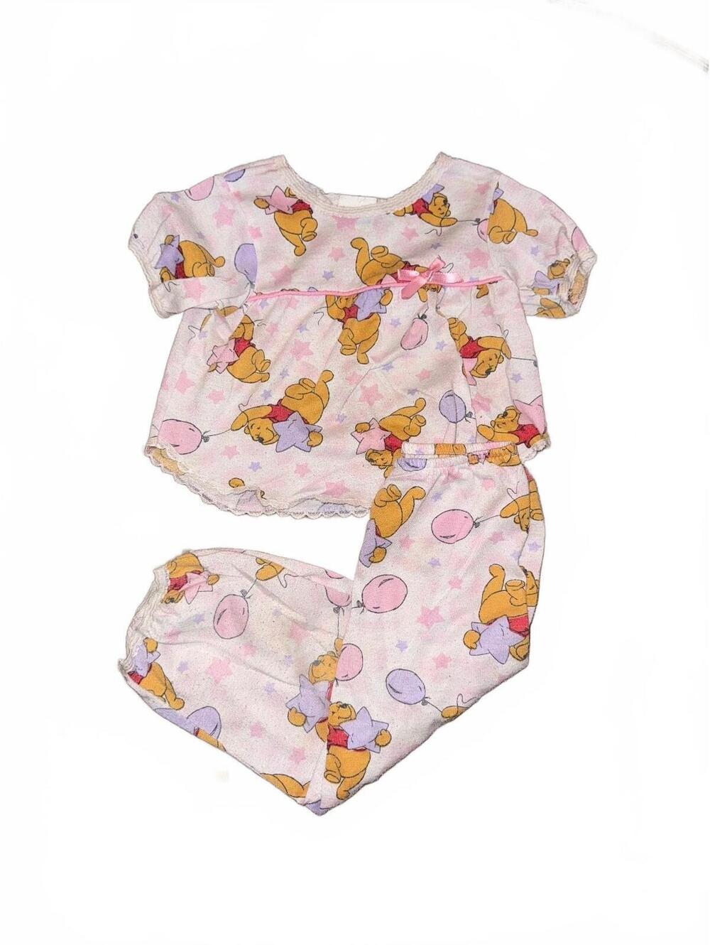 Vintage Disney Winnie the Pooh 2-Piece Toddler Pajama Set 3T